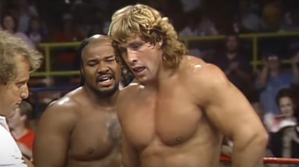 Kerry Von Erich looking tired